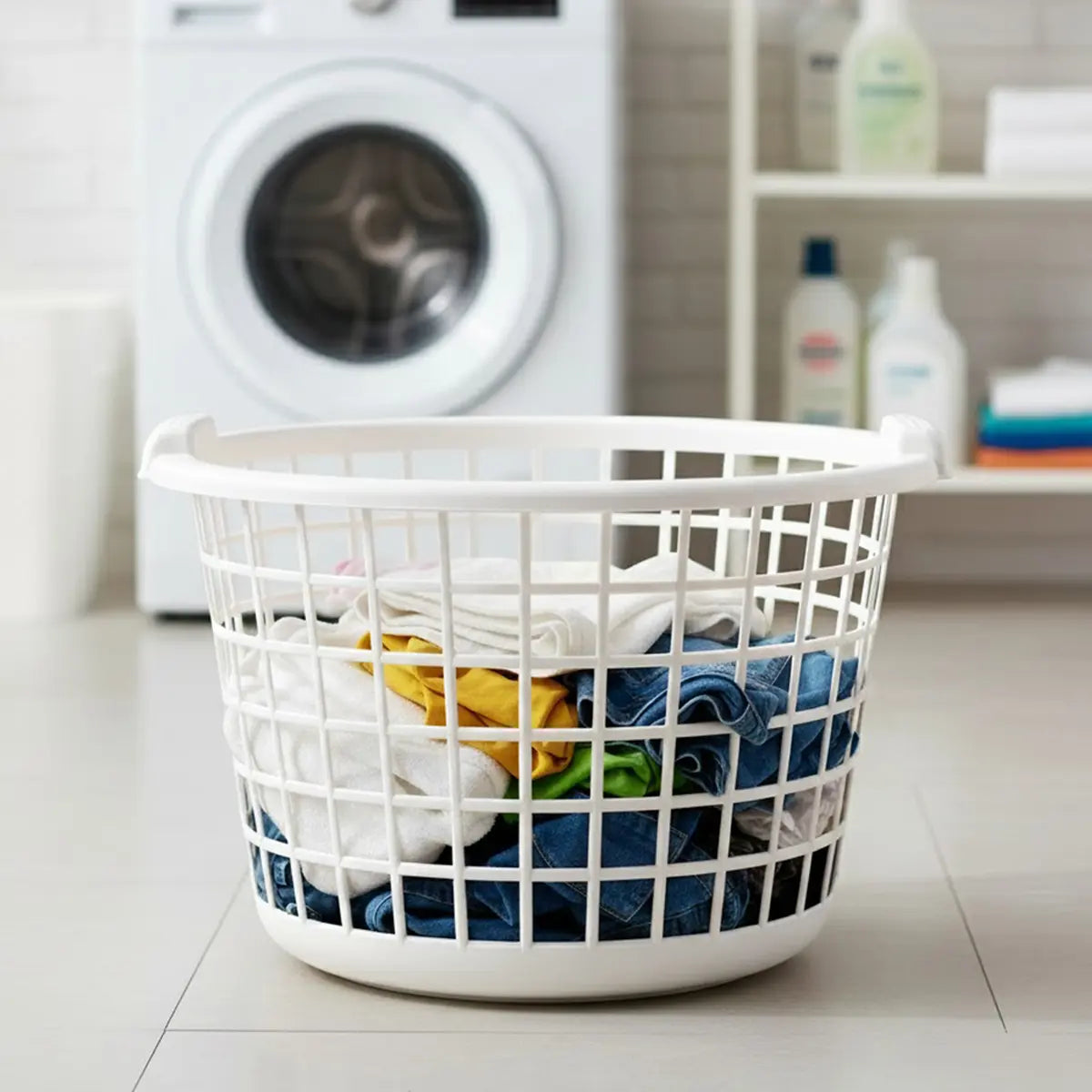 Cesto Calado, Color Blanco