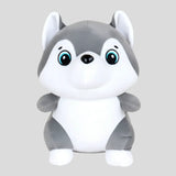 Peluche, Perrito Husky, Color Gris