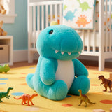 Peluche, Dinosaurio Sentado, Color Azul