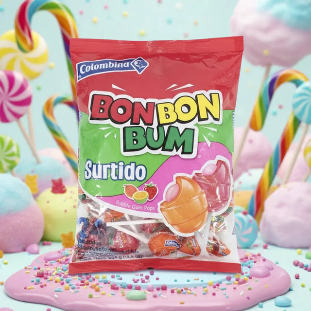 Paletas Bon Bon Bum Colombina, 384 g