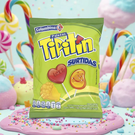 Paleta Colombina Tipitin Surtido de Sabores, 180 g