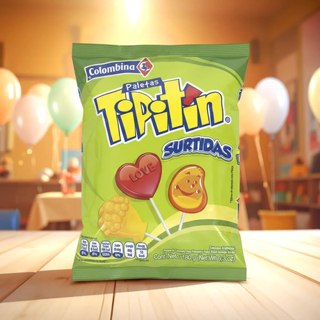 Paleta Colombina Tipitin Surtido de Sabores, 180 g