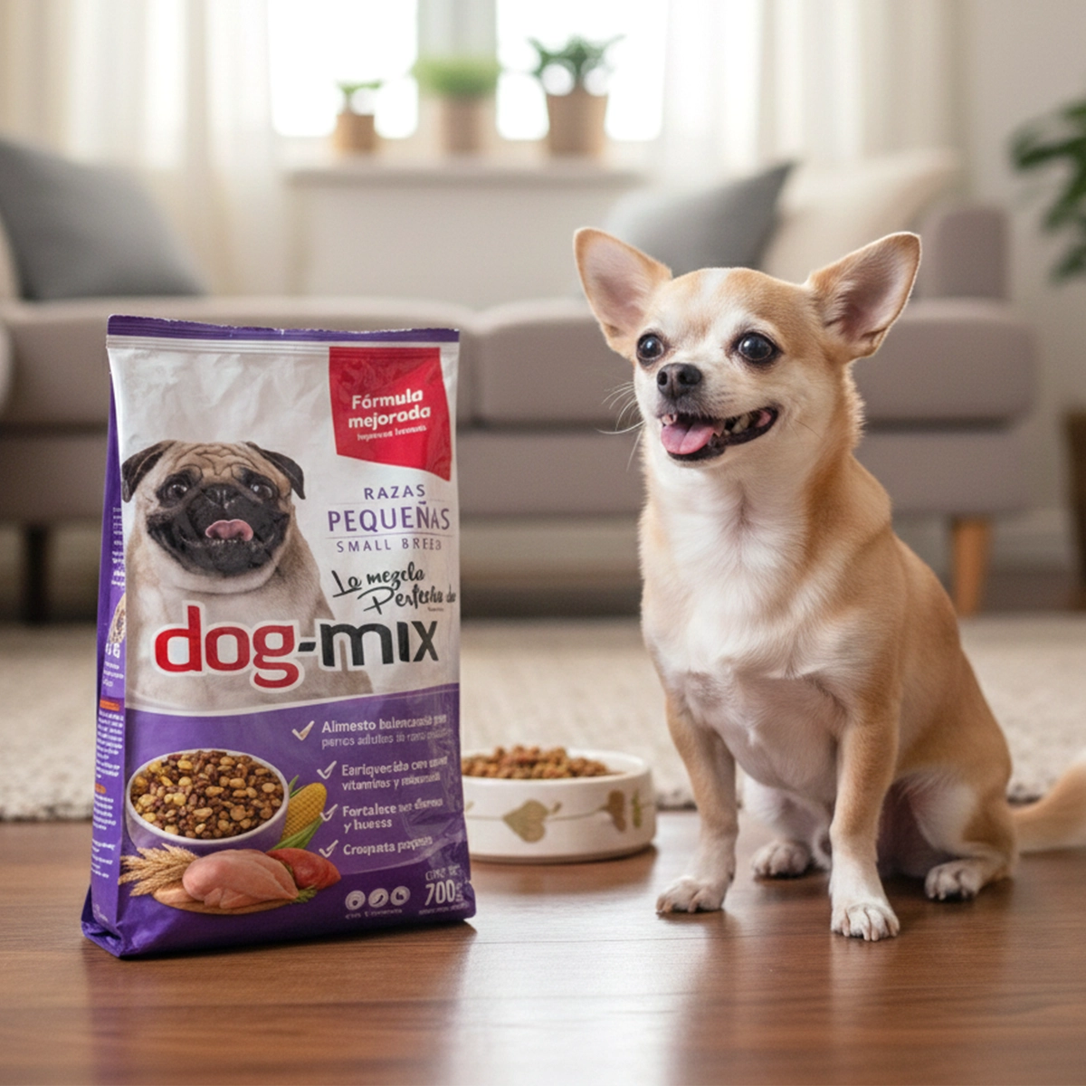 Alimento para Perro Dog-Mix, Raza Pequeña, 700 gr