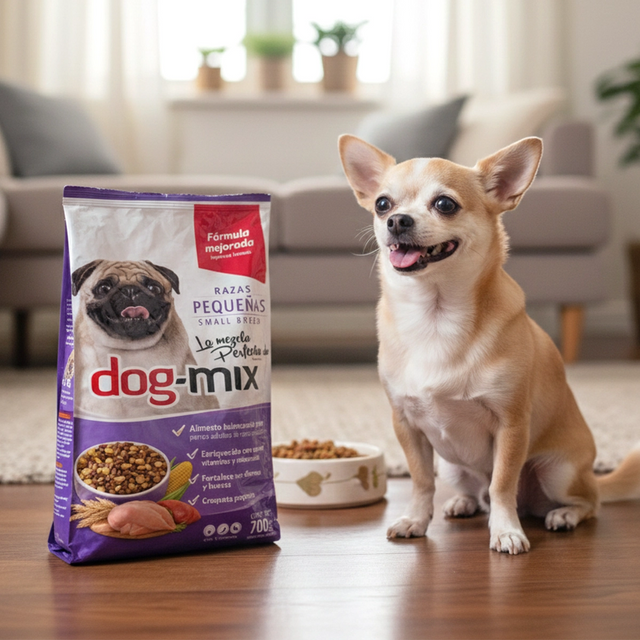 Alimento para Perro Dog-Mix, Raza Pequeña, 700 gr