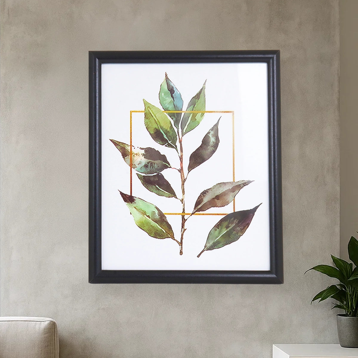 Portarretrato, Planta, Color Negro