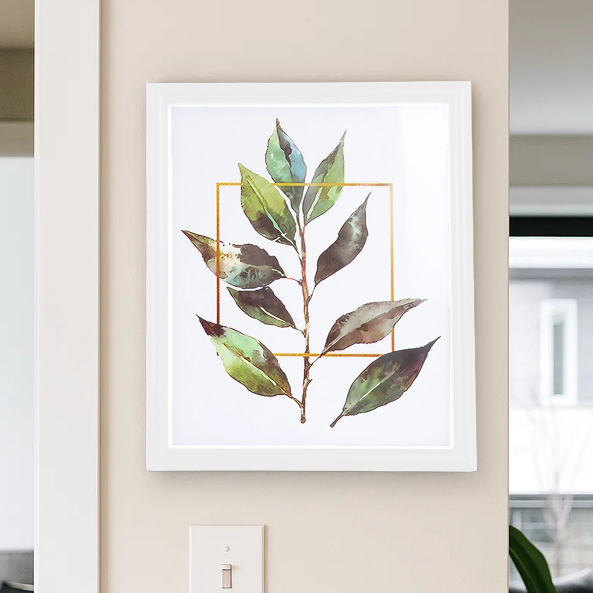 Portarretrato, Planta, Color Blanco