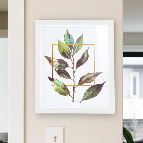 Portarretrato, Planta, Color Blanco