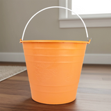 Cubeta de Plástico, Color Naranja, 9 L