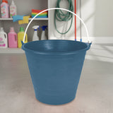 Cubeta de Plástico, Color Azul, 9 L