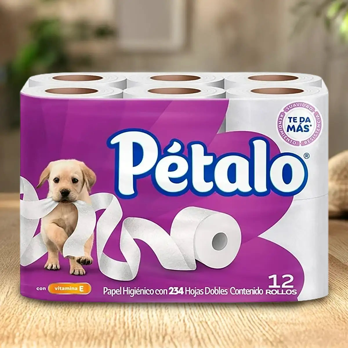 Papel Higiénico Pétalo, 12 Rollos