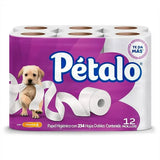 Papel Higiénico Pétalo, 12 Rollos