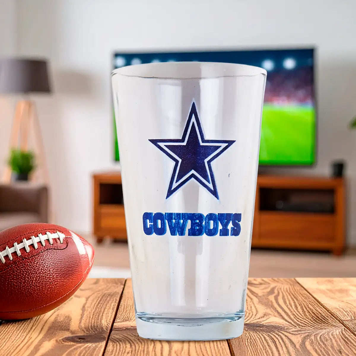 Vaso de Vidrio, Cowboys, 415 ml