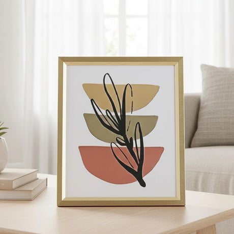 Portarretrato, Diseño Planta, Color Dorado