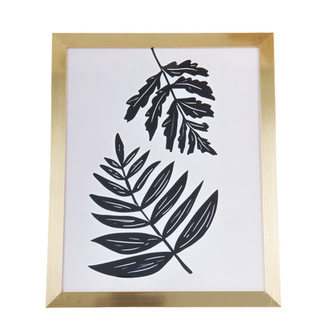 Portarretrato, Diseño Hoja, Color Oro