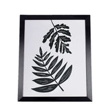 Portarretrato, Diseño Hoja, Color Negro