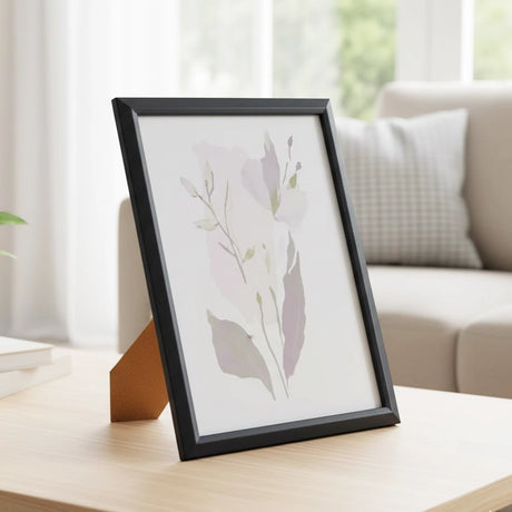 Portarretrato, Diseño Acuarela, Color Negro