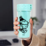 Termo de Plástico, Peanuts, Color Verde, 380 ml