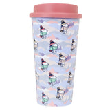 Termo de Plástico, Peanuts, Color Rosa, 500 ml