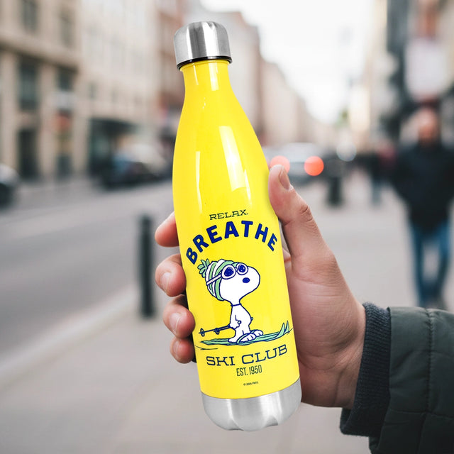 Botella de Agua, Peanuts, Color Amarillo, 1000 ml