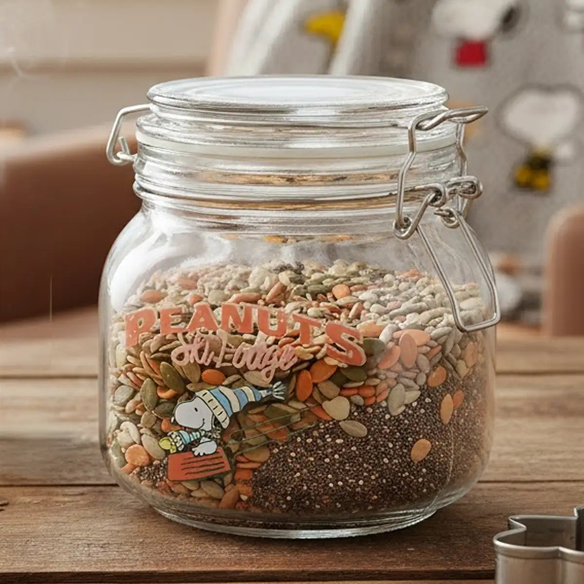 Frasco con Tapa, Peanuts, 750 ml