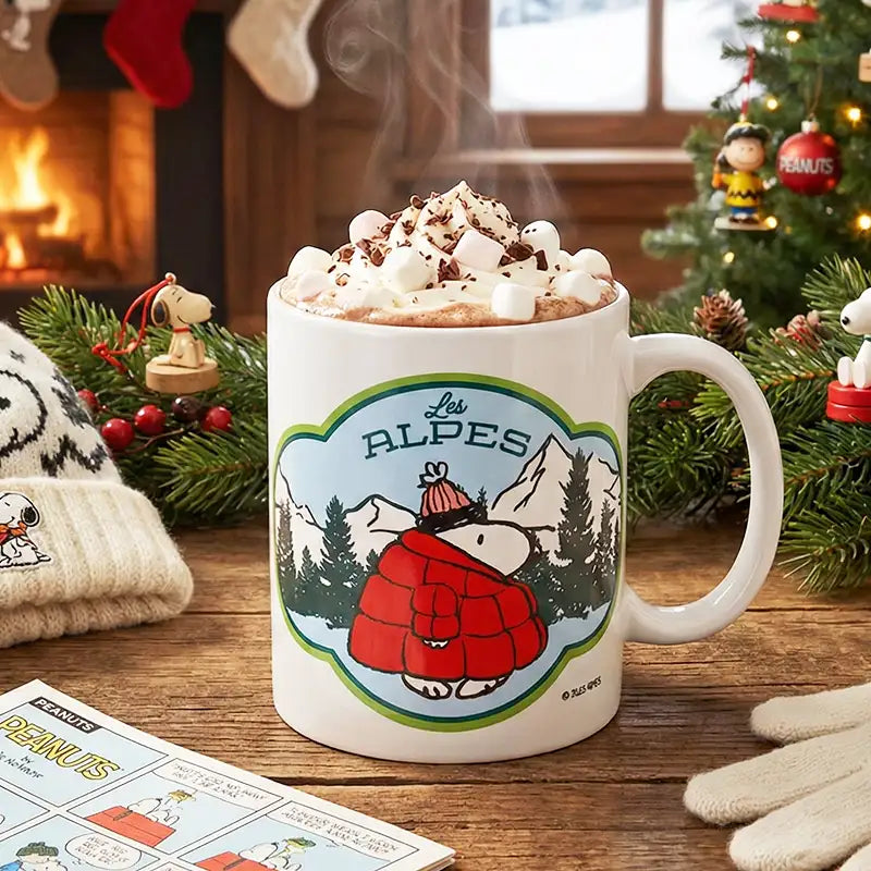 Taza, Alpes, Peanuts, 325 ml