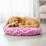 Cama para Mascota, Animal Print, Color Rosa