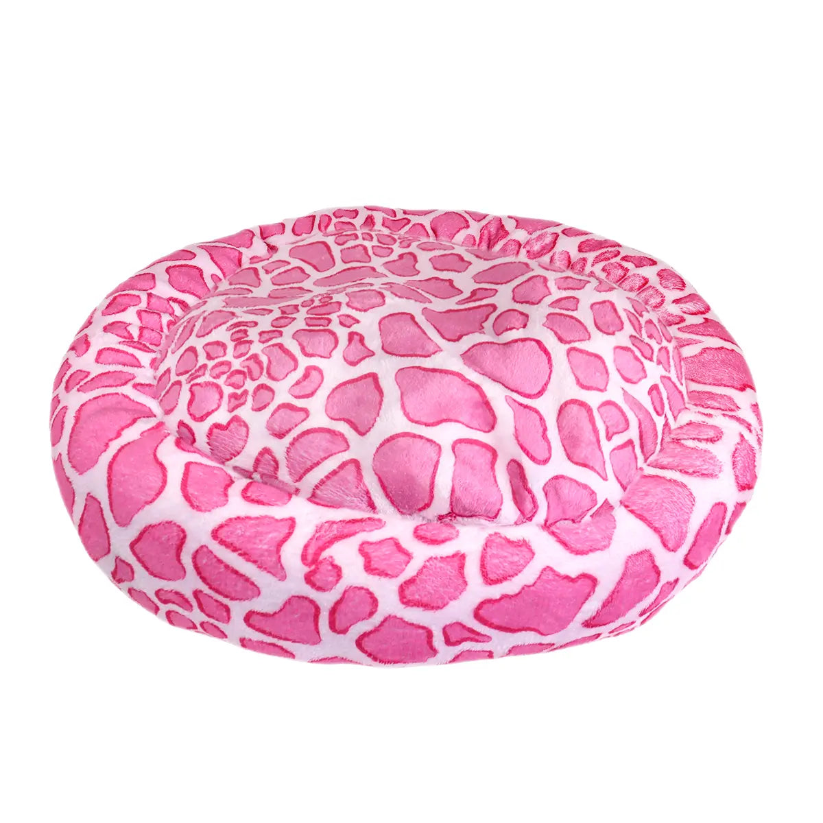 Cama para Mascota, Animal Print, Color Rosa