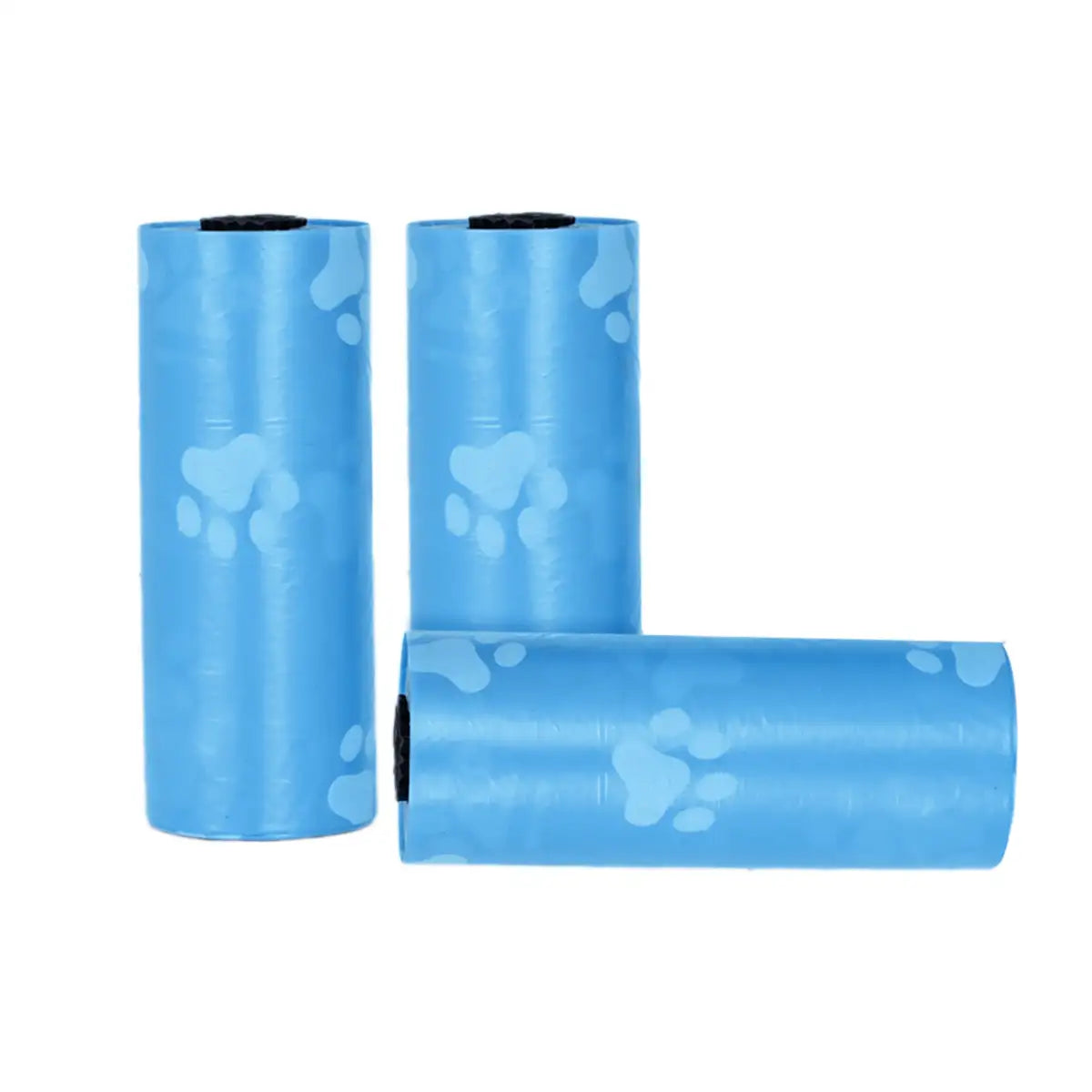 Bolsas para Desechos de Perros, Color Azul, 6 Rollos