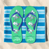 Sandalias, Peanuts, Color Verde