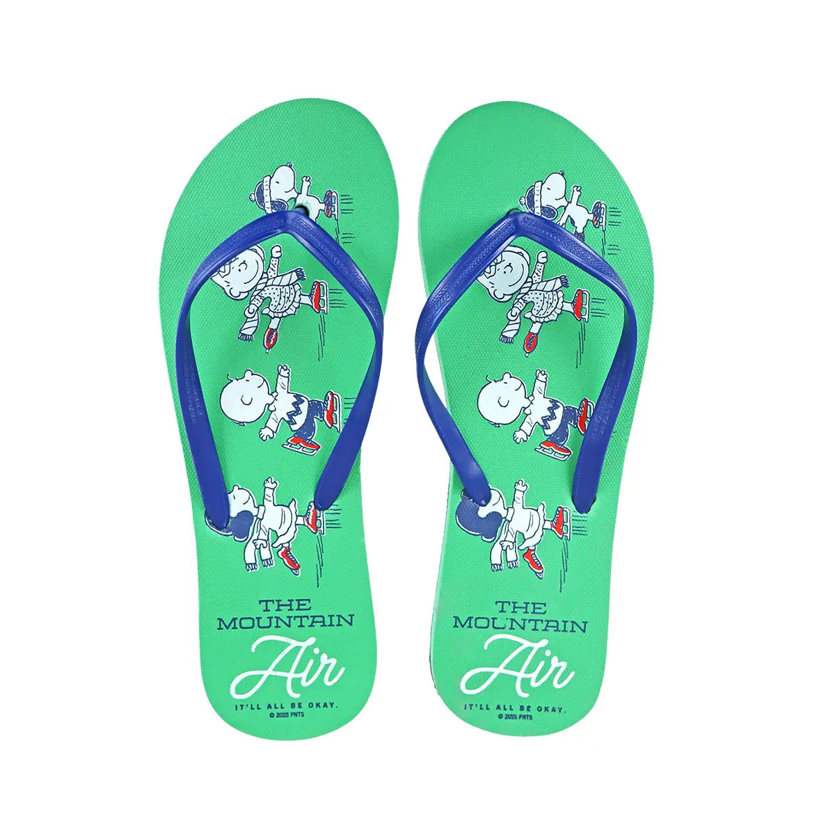 Sandalias, Peanuts, Color Verde