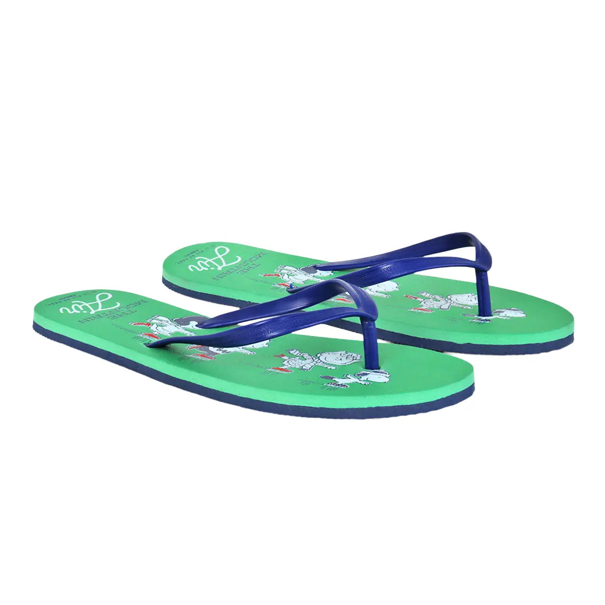 Sandalias, Peanuts, Color Verde