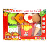 Set deHamburguesa con Papas de Juguete
