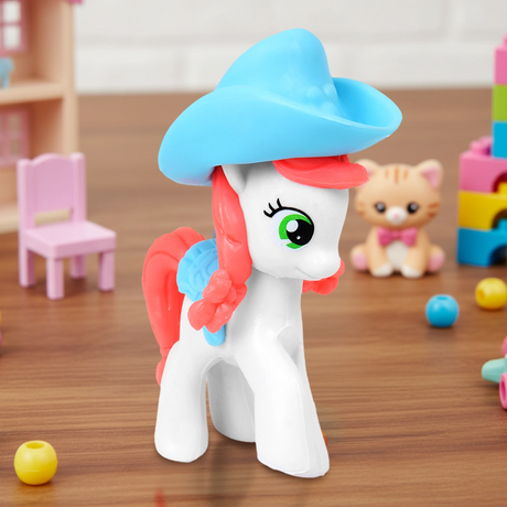 15 12AA PONY CON SOMBRERO VARIOS COLORESAZUL