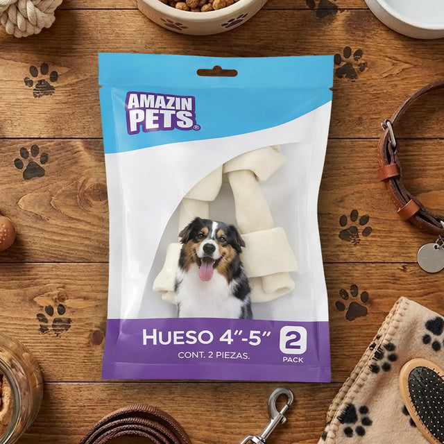 Carnaza Huesito para Mascota, 2 pzas