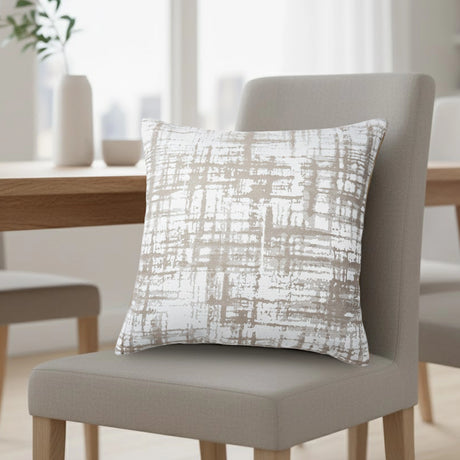 Cojín con Diseño, Color Café