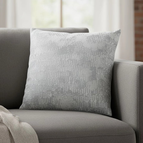 Cojín con Diseño, Color Gris Claro
