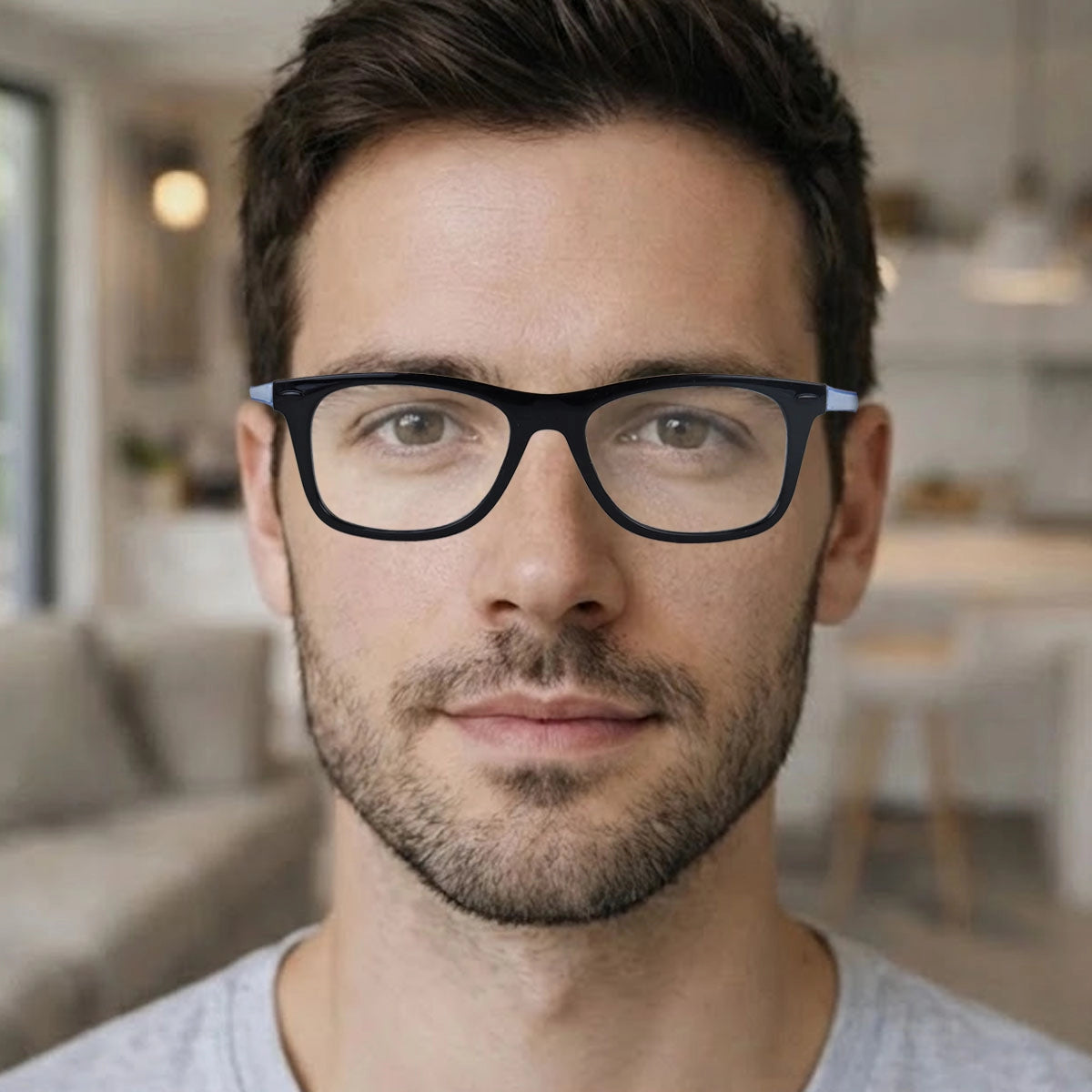 Lentes de Lectura, Color Negro y Azul, +1.50