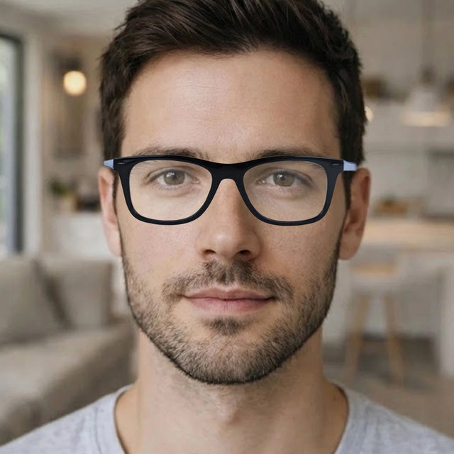 Lentes de Lectura, Color Negro y Azul, +1.50