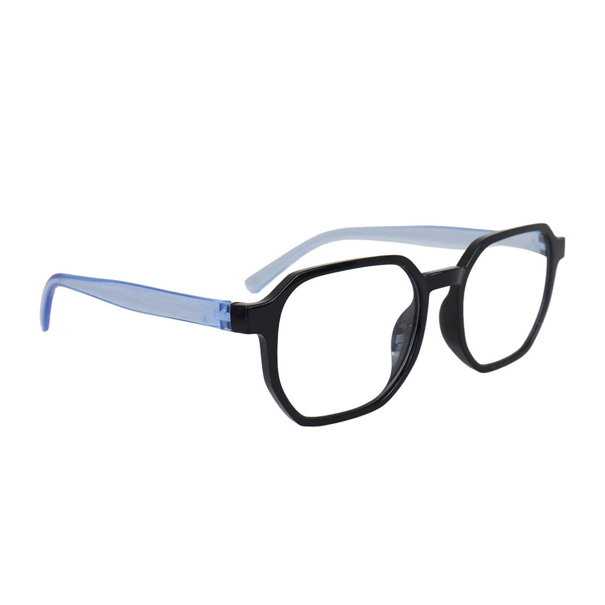 Lentes de Lectura, Color Negro y Azul, +4.00