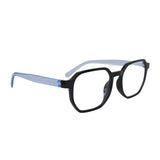 Lentes de Lectura, Color Negro y Azul, +4.00