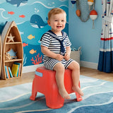 Banco con Agarradera, Color Rojo