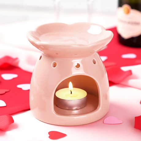 Portavela, Flor, Color Rosa