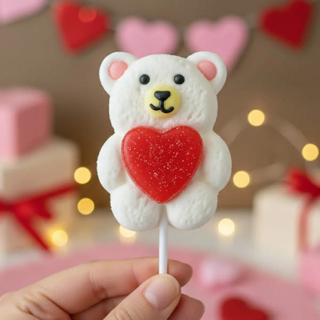 Paleta de Malvavisco, Oso con Corazón