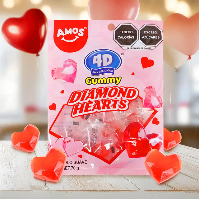 Gomitas, Corazón Diamante, 70 gr
