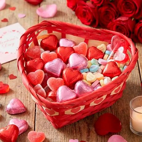 Canasta, Corazón, Color Rojo