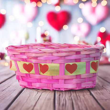 Canasta, Corazón, Color Rosa