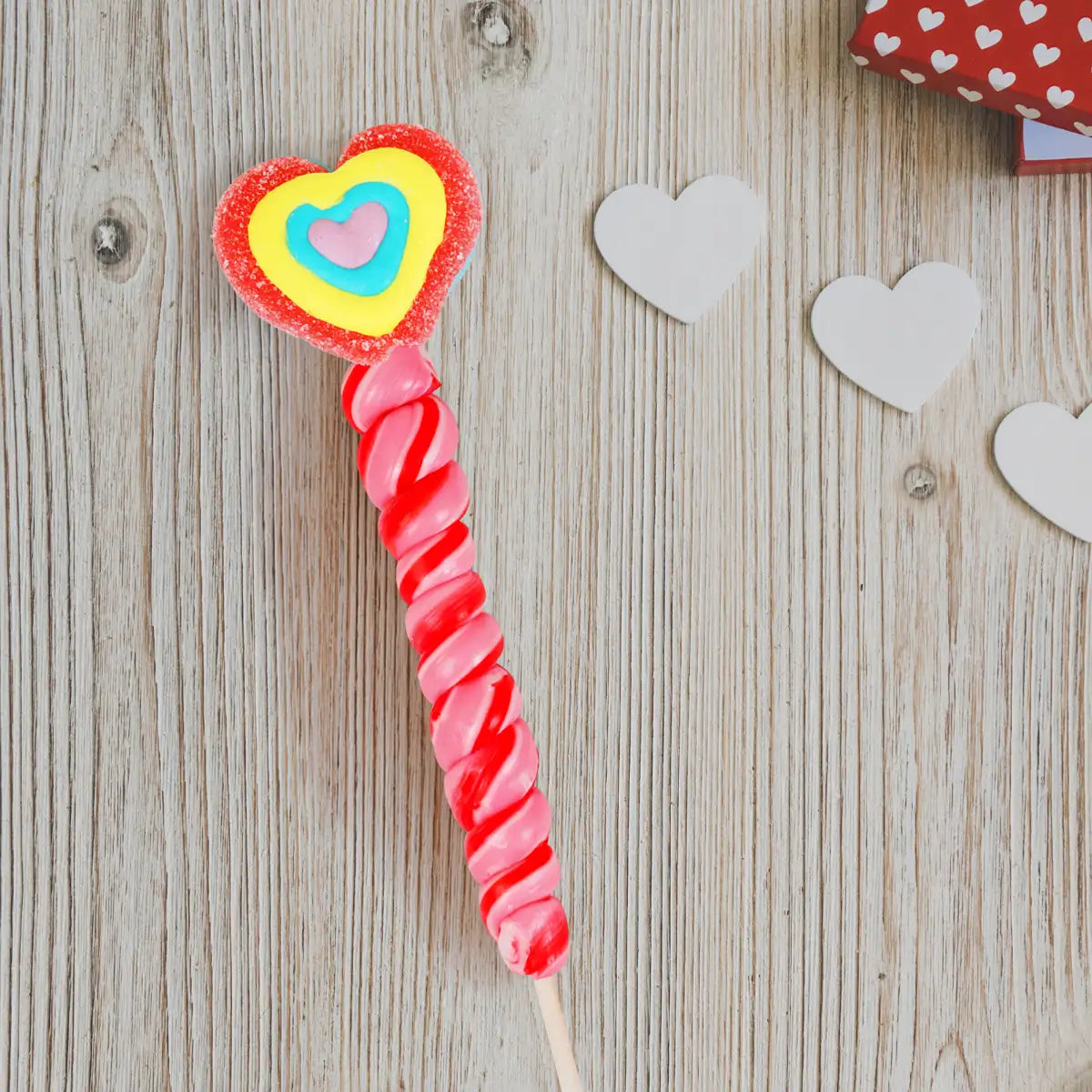 Paleta de Gomita y Caramelo, Corazón