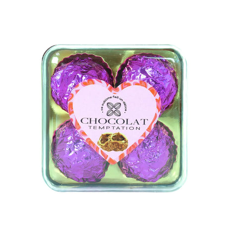 Trufas de Chocolate, San Valentín, Color Morado