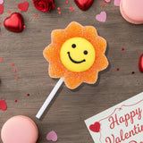 Paleta de Gomita, Flor, Color Naranja