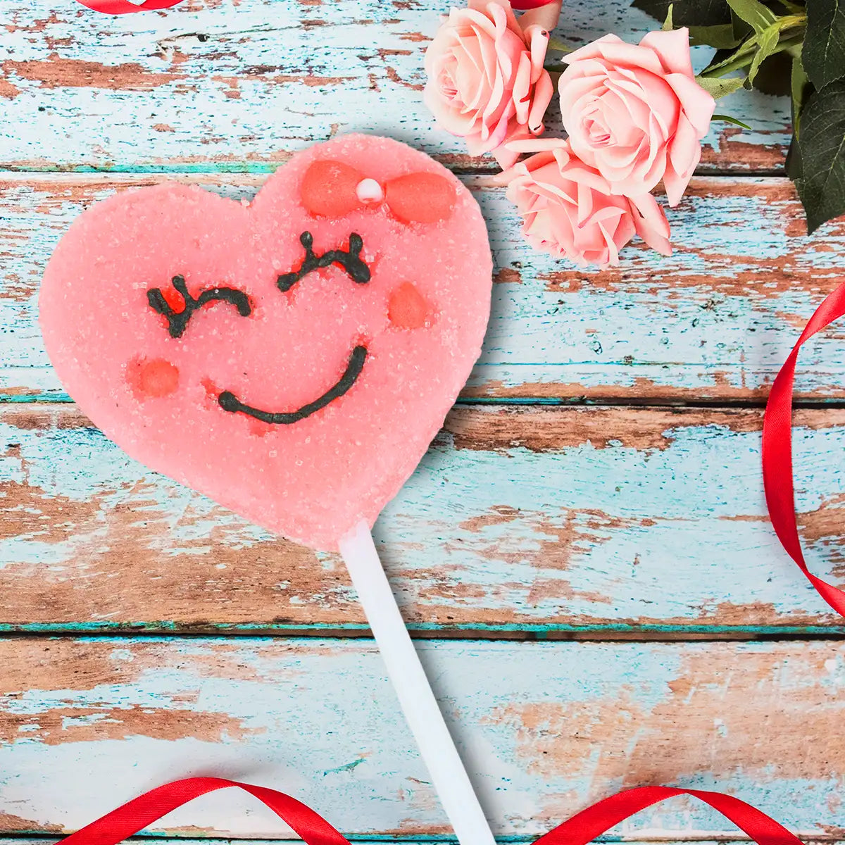 Corazón, Sonrisa, Paleta de Gomita